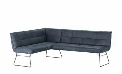 KOINOR Leder-Eckbank Bexx | Night (Dunkelblau) rechts 204|cm