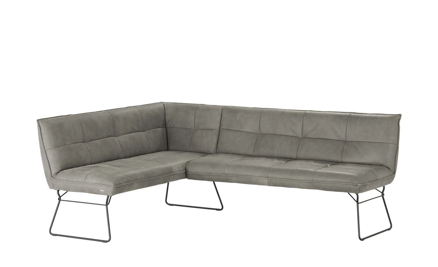 KOINOR Leder-Eckbank Bexx | Asphalt (Hellgrau) rechts 204|cm 1 KOINOR Leder-Eckbank Bexx | Asphalt (Hellgrau) rechts 204|cm