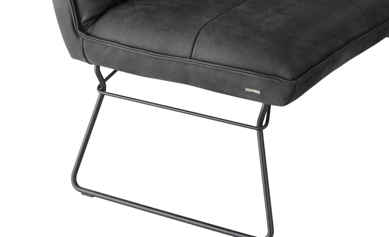 KOINOR Leder-Eckbank Bexx | Omega (Dunkelgrau) rechts 204|cm 2 KOINOR Leder-Eckbank Bexx | Omega (Dunkelgrau) rechts 204|cm – Bild 2