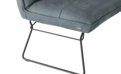 KOINOR Leder-Eckbank Bexx | Mare (Blau) / Hellgrau rechts 204|cm -Bänke Verkaufsladen 15302924 3 202111161258