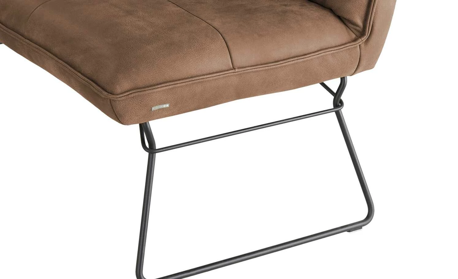 KOINOR Leder-Eckbank Bexx | Chai (Hellbraun) / Dunkelbraun links 204|cm 2 KOINOR Leder-Eckbank Bexx | Chai (Hellbraun) / Dunkelbraun links 204|cm – Bild 2