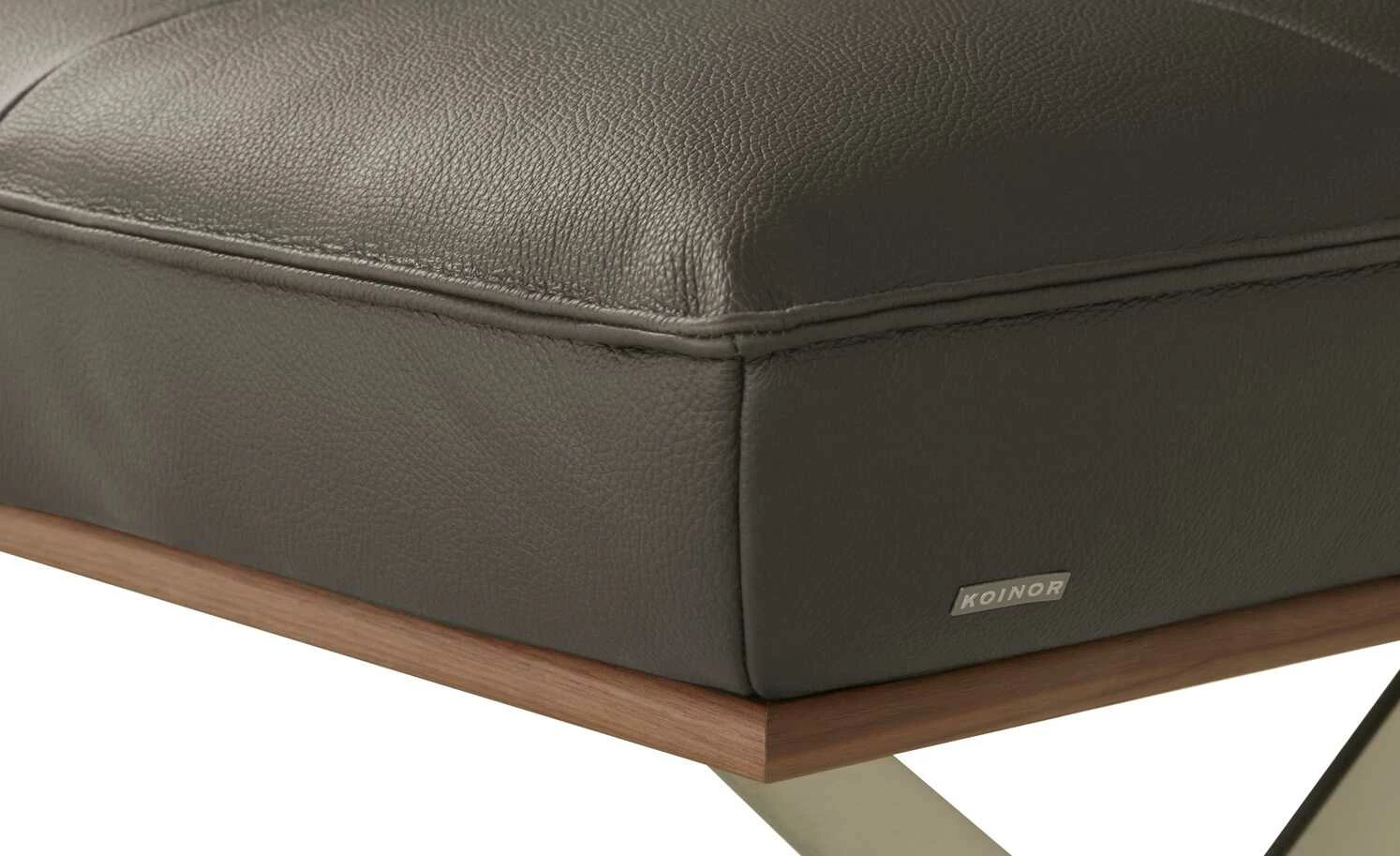 KOINOR Sitzbank Dining System 1 | Carbone (Grau-Braun) / Kontrastnaht Beige 154|cm 5 KOINOR Sitzbank Dining System 1 | Carbone (Grau-Braun) / Kontrastnaht Beige 154|cm – Bild 5