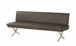 KOINOR Sitzbank Dining System 1 | Carbone (Grau-Braun) / Kontrastnaht Beige 154|cm