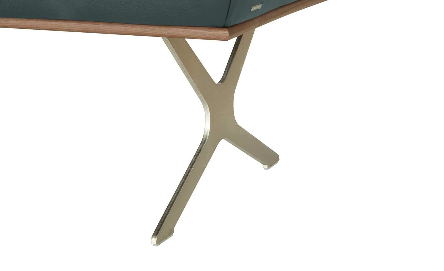 KOINOR Sitzbank Dining System 1 | Lago (Blau) / Kontrastnaht Schwarz 154|cm 2 KOINOR Sitzbank Dining System 1 | Lago (Blau) / Kontrastnaht Schwarz 154|cm – Bild 2