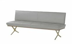 KOINOR Sitzbank Dining System 1 | Silver (Hellgrau) / Kontrastnaht Schwarz 154|cm