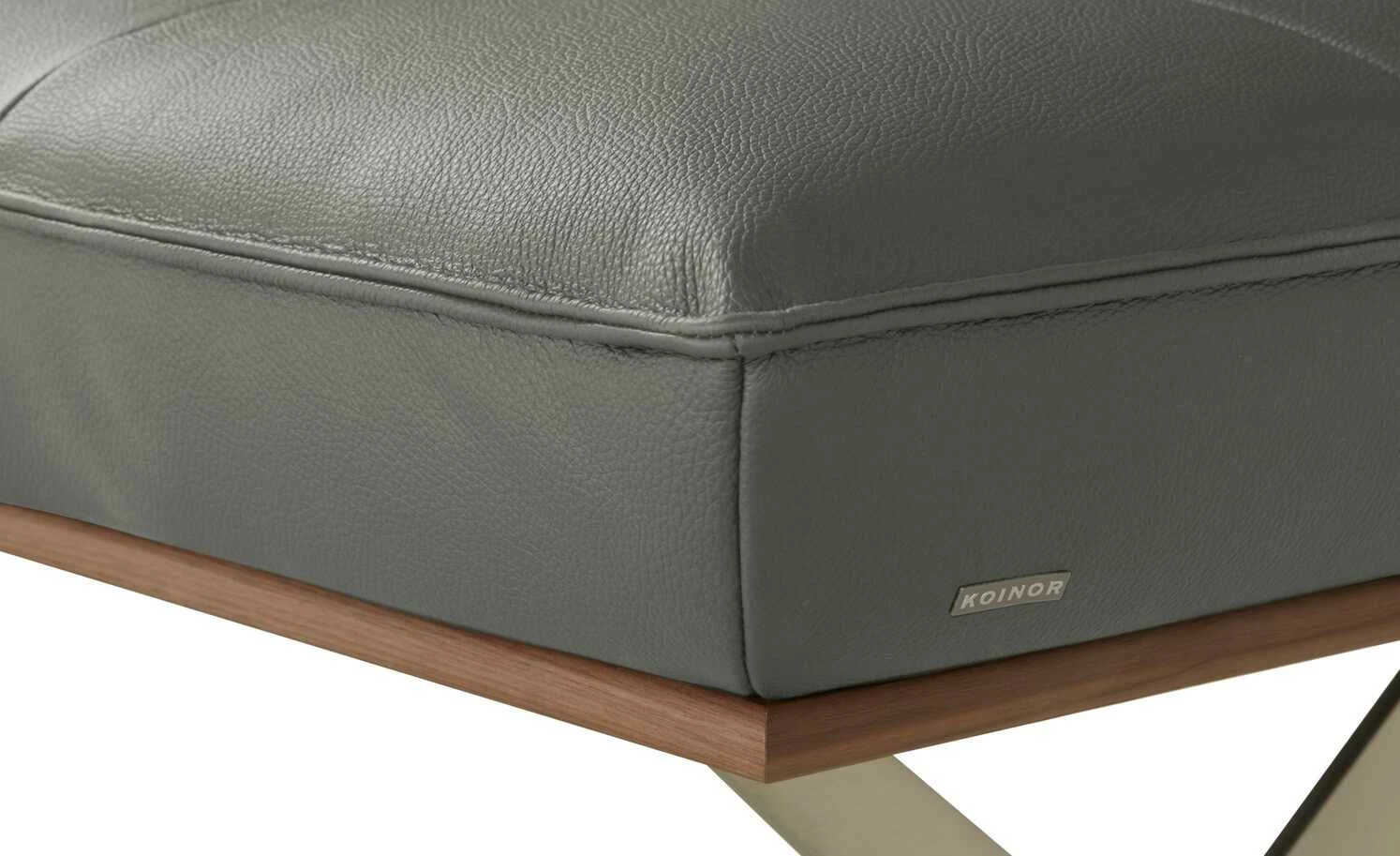 KOINOR Sitzbank Dining System 1 | Achat (Grau) / Kontrastnaht Schwarz 154|cm 3 KOINOR Sitzbank Dining System 1 | Achat (Grau) / Kontrastnaht Schwarz 154|cm – Bild 3