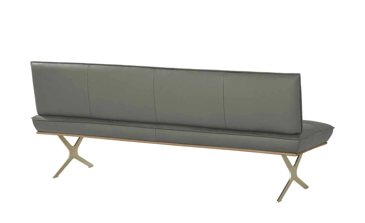 KOINOR Sitzbank Dining System 1 | Achat (Grau) / Kontrastnaht Schwarz 154|cm 5 KOINOR Sitzbank Dining System 1 | Achat (Grau) / Kontrastnaht Schwarz 154|cm – Bild 5