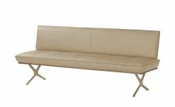 KOINOR Sitzbank Dining System 1 | Sabbia (Beige) / Kontrastnaht Dunkelbraun 154|cm