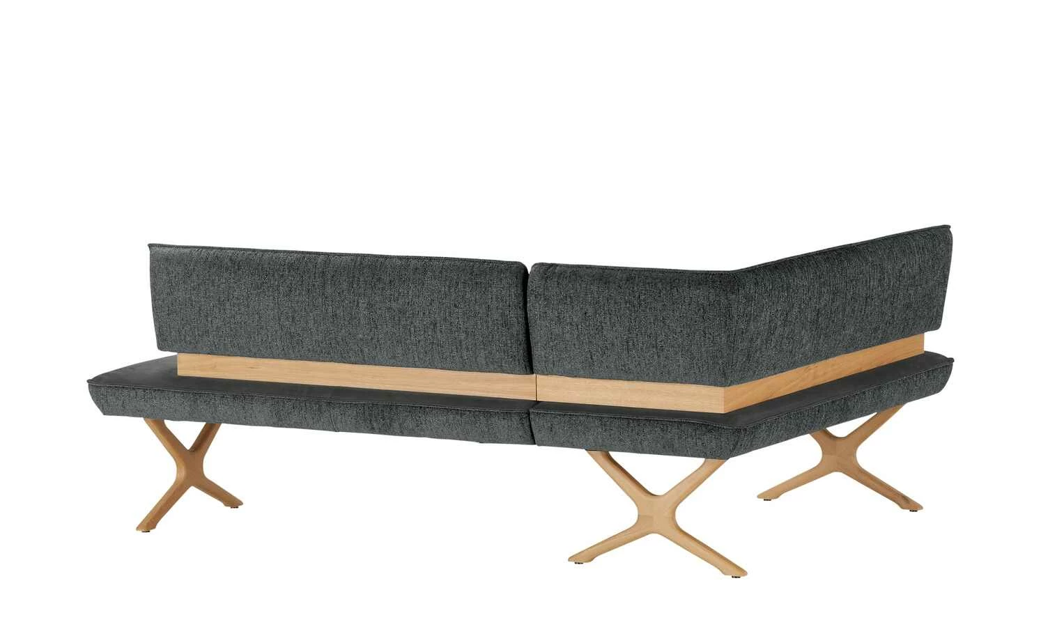 KOINOR Eckbank Dining System 2 | Dunkelgrau / Dunkelgrau / Kontrastfaden Hellgrau rechts 197|cm 2 KOINOR Eckbank Dining System 2 | Dunkelgrau / Dunkelgrau / Kontrastfaden Hellgrau rechts 197|cm – Bild 2