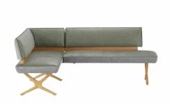 KOINOR Eckbank Dining System 2 | Hellgrau / Hellgrau / Kontrastfaden Schwarz rechts 197|cm -Bänke Verkaufsladen 15303085 2 202110042234