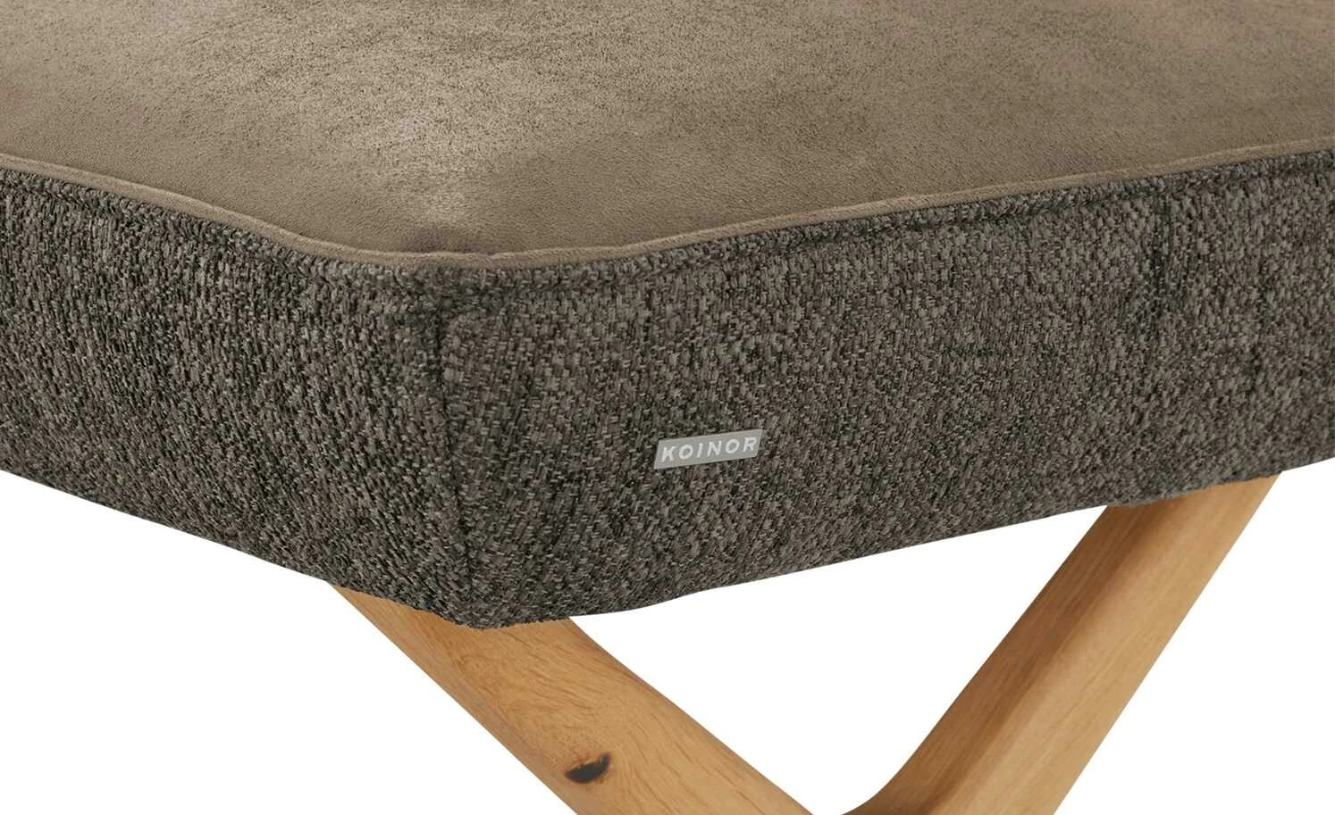 KOINOR Eckbank Dining System 2 | Hellbraun / Dunkelbraun / Kontrastfaden Schwarz rechts 197|cm 4 KOINOR Eckbank Dining System 2 | Hellbraun / Dunkelbraun / Kontrastfaden Schwarz rechts 197|cm – Bild 4