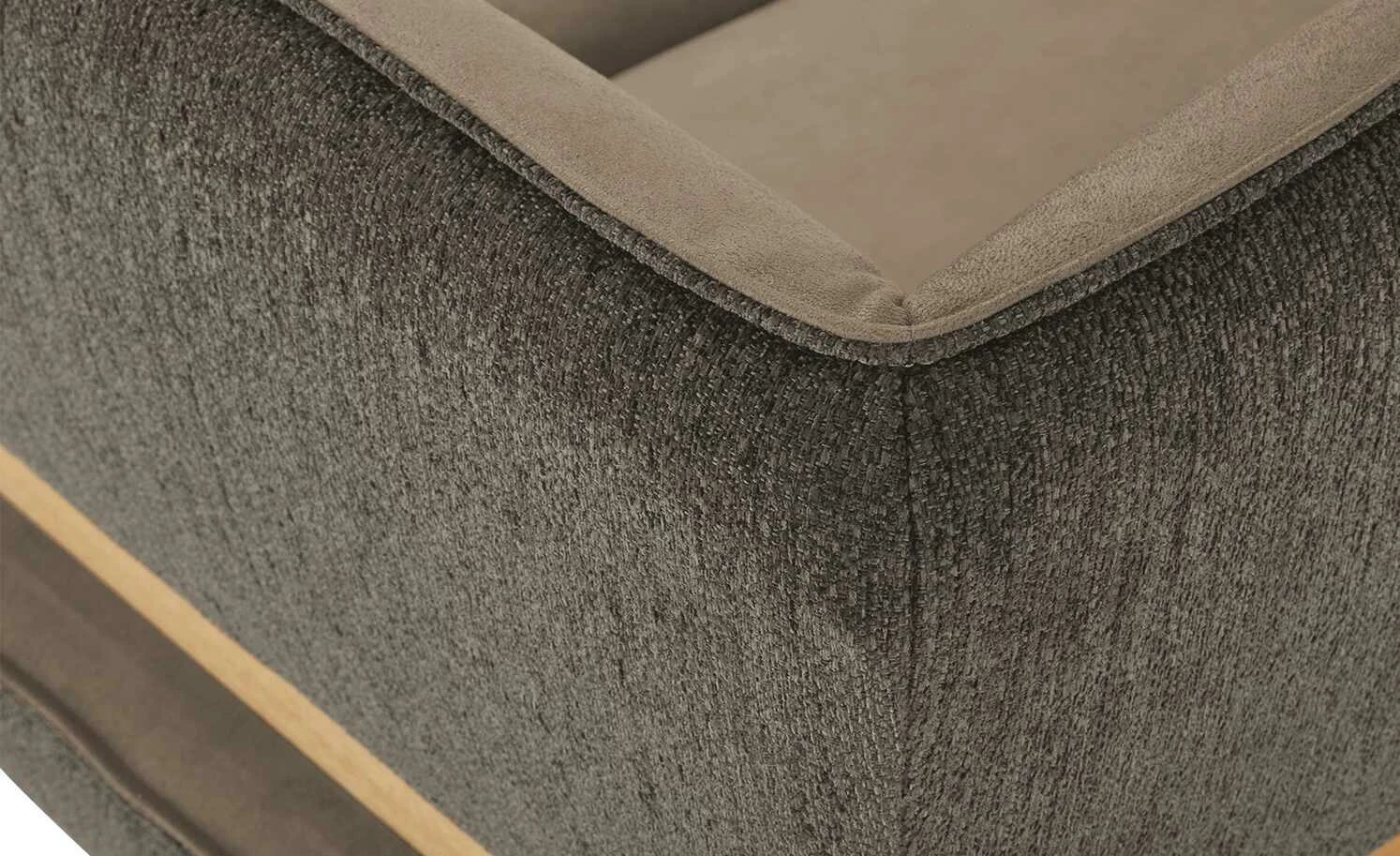 KOINOR Eckbank Dining System 2 | Hellbraun / Dunkelbraun / Kontrastfaden Schwarz rechts 197|cm 6 KOINOR Eckbank Dining System 2 | Hellbraun / Dunkelbraun / Kontrastfaden Schwarz rechts 197|cm – Bild 6