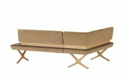 KOINOR Eckbank Dining System 2 | Braun / Hellbraun / Kontrastfaden Nougat rechts 197|cm -Bänke Verkaufsladen 15303087 13 202110042235