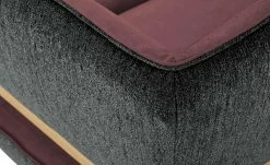 KOINOR Eckbank Dining System 2 | Rostrot / Dunkelgrau / Kontrastfaden Schwarz rechts 197|cm -Bänke Verkaufsladen 15303088 6 202110042235