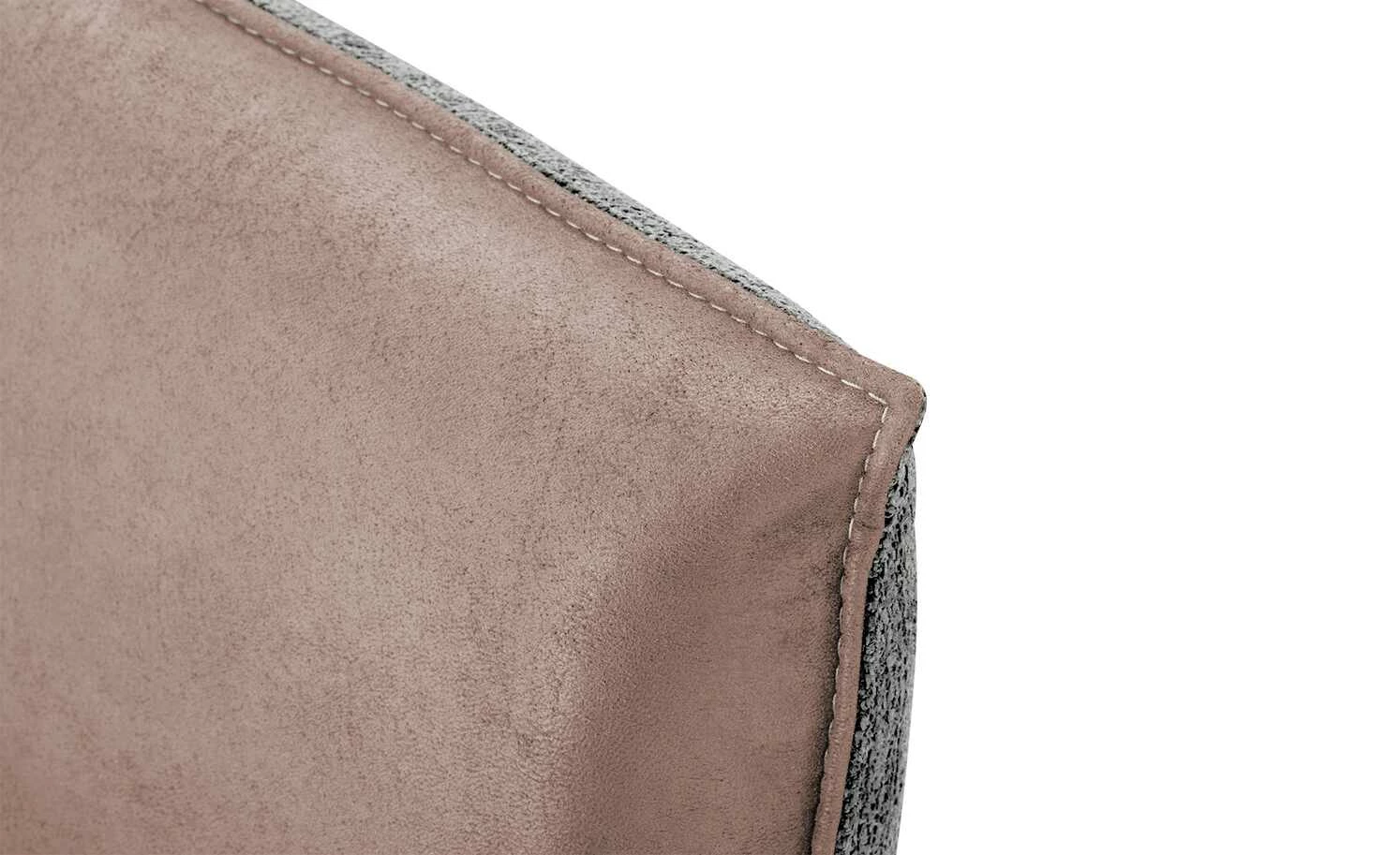 KOINOR Eckbank Dining System 2 | Rosa / Hellgrau / Kontrastfaden Hellgrau rechts 197|cm 9 KOINOR Eckbank Dining System 2 | Rosa / Hellgrau / Kontrastfaden Hellgrau rechts 197|cm – Bild 9