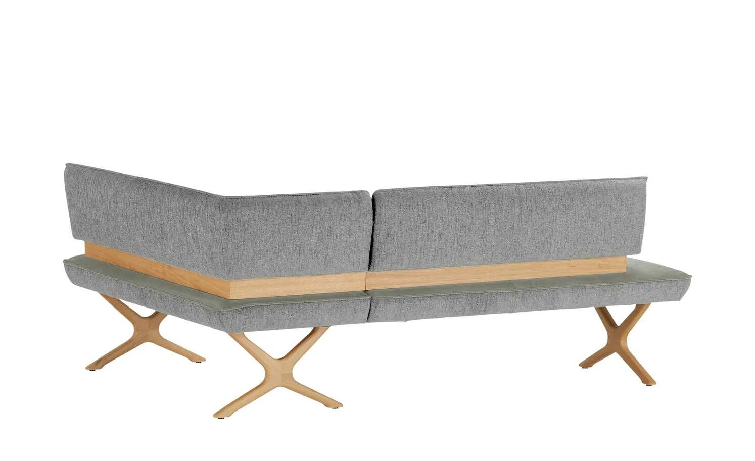 KOINOR Eckbank Dining System 2 | Hellgrau / Hellgrau / Kontrastfaden Schwarz links 197|cm 13 KOINOR Eckbank Dining System 2 | Hellgrau / Hellgrau / Kontrastfaden Schwarz links 197|cm – Bild 13