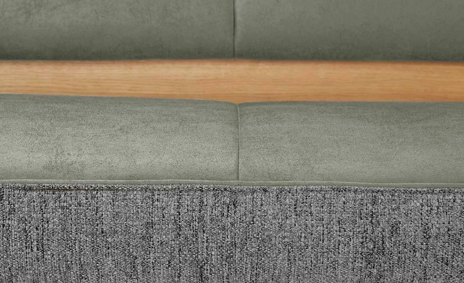 KOINOR Eckbank Dining System 2 | Hellgrau / Hellgrau / Kontrastfaden Schwarz links 197|cm 4 KOINOR Eckbank Dining System 2 | Hellgrau / Hellgrau / Kontrastfaden Schwarz links 197|cm – Bild 4