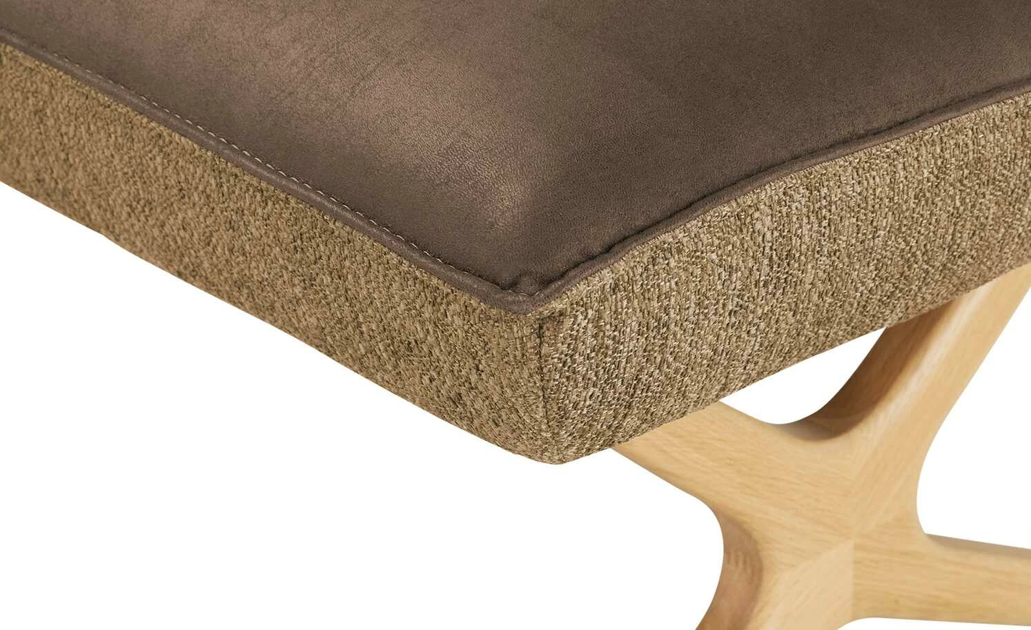 KOINOR Eckbank Dining System 2 | Braun / Hellbraun / Kontrastfaden Nougat links 197|cm 6 KOINOR Eckbank Dining System 2 | Braun / Hellbraun / Kontrastfaden Nougat links 197|cm – Bild 6