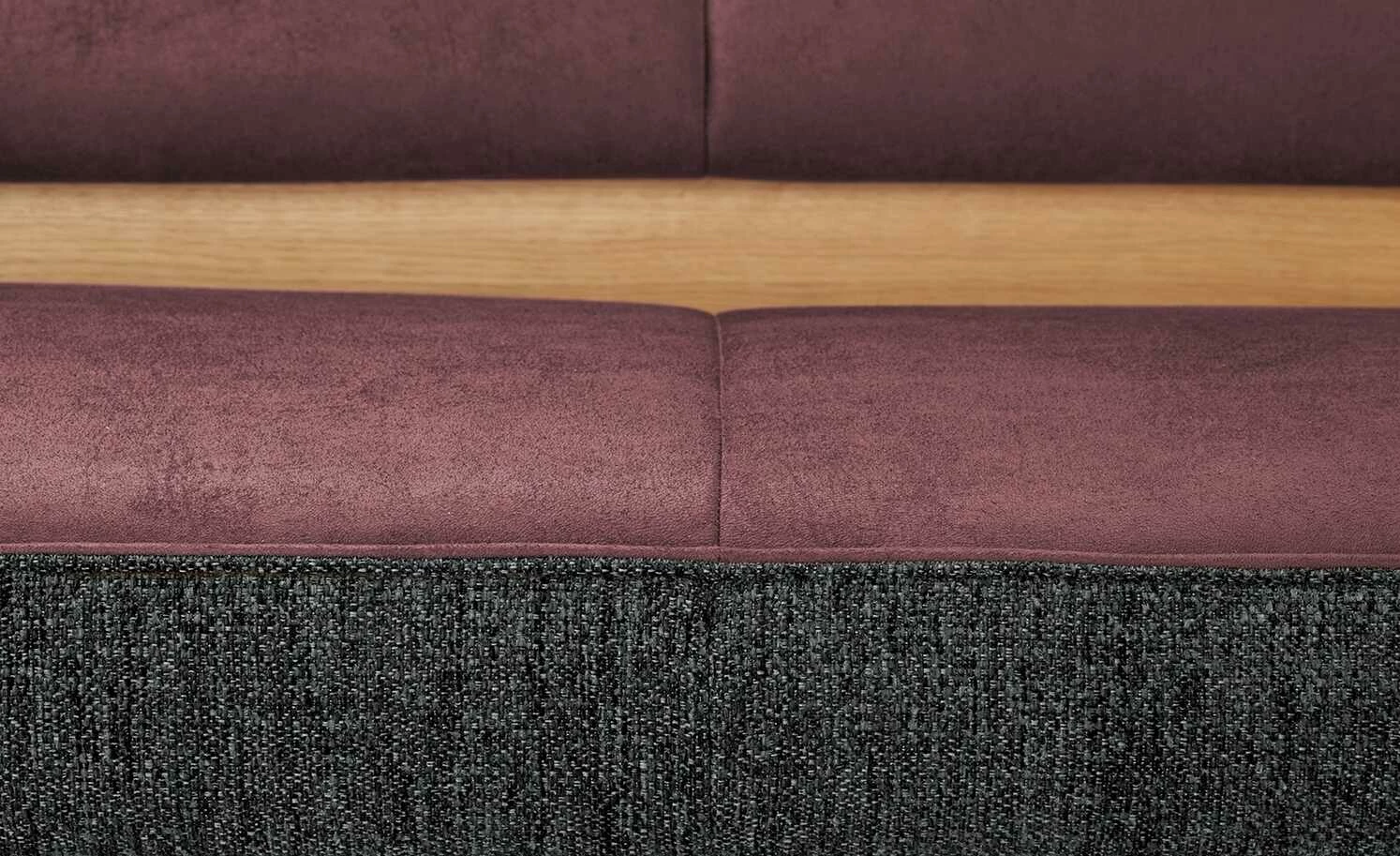 KOINOR Eckbank Dining System 2 | Rostrot / Dunkelgrau / Kontrastfaden Schwarz links 197|cm 4 KOINOR Eckbank Dining System 2 | Rostrot / Dunkelgrau / Kontrastfaden Schwarz links 197|cm – Bild 4