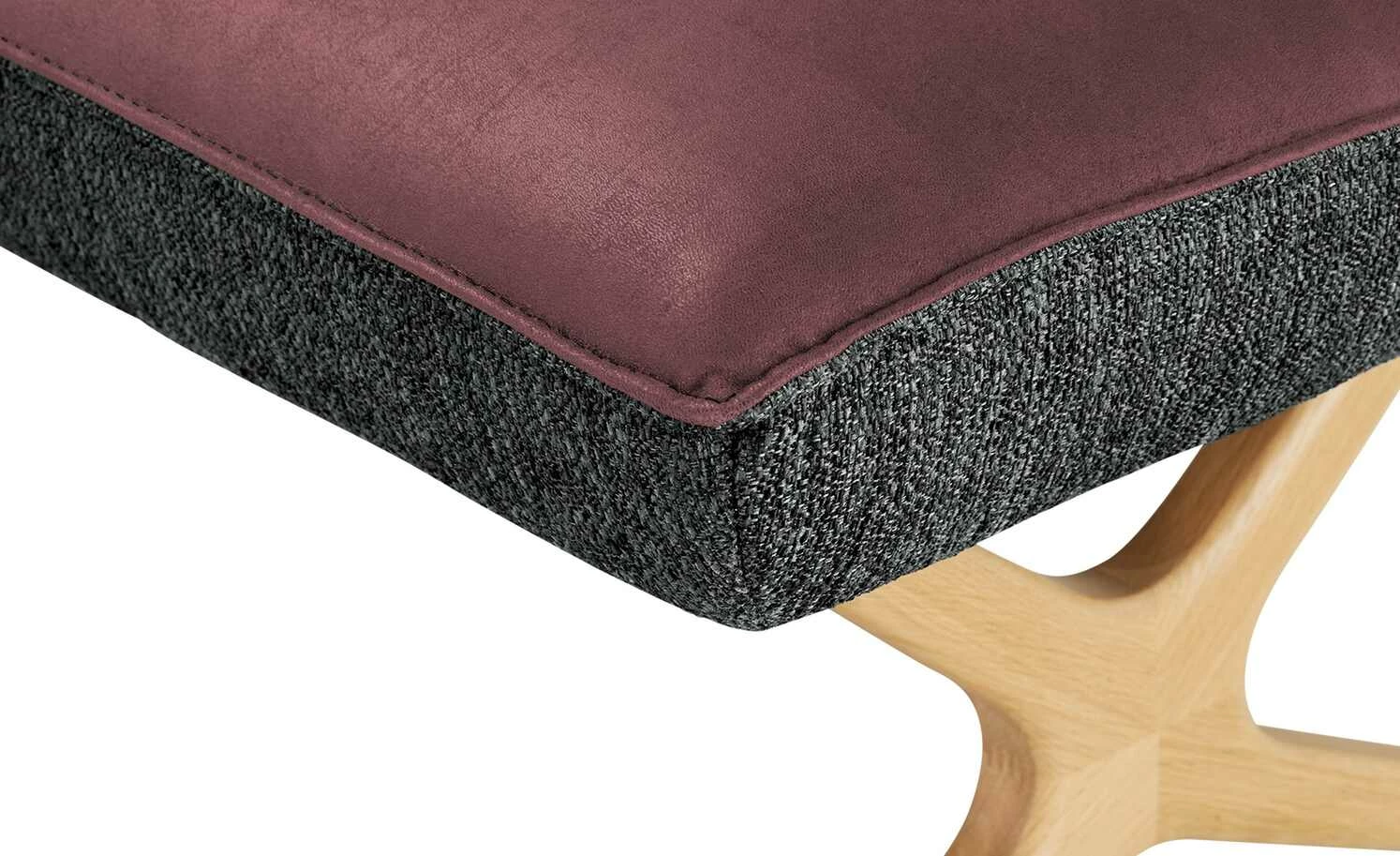 KOINOR Eckbank Dining System 2 | Rostrot / Dunkelgrau / Kontrastfaden Schwarz links 197|cm 6 KOINOR Eckbank Dining System 2 | Rostrot / Dunkelgrau / Kontrastfaden Schwarz links 197|cm – Bild 6