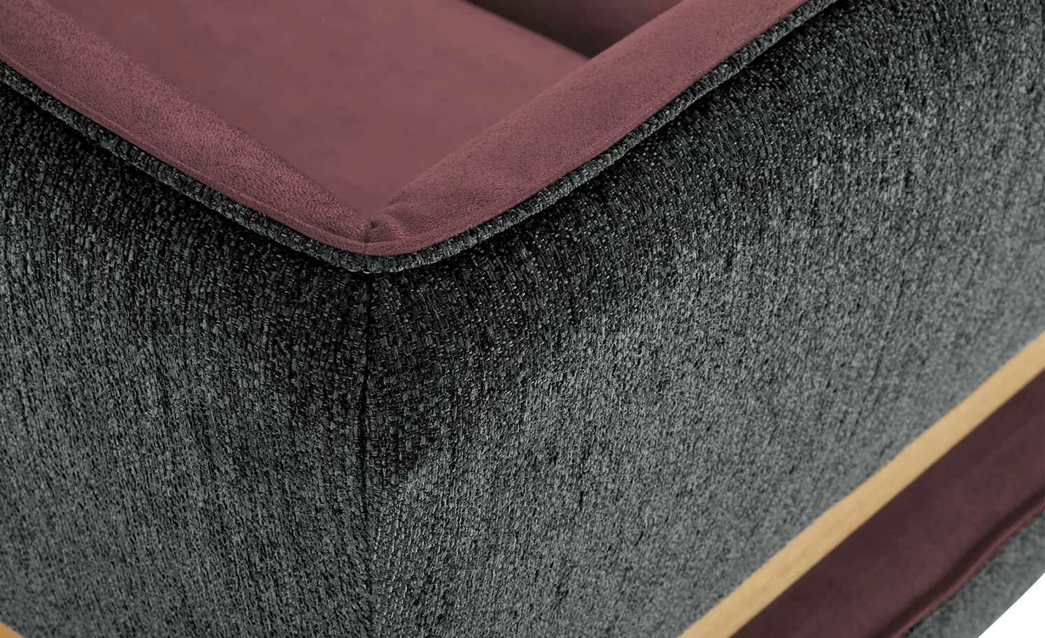 KOINOR Eckbank Dining System 2 | Rostrot / Dunkelgrau / Kontrastfaden Schwarz links 197|cm 7 KOINOR Eckbank Dining System 2 | Rostrot / Dunkelgrau / Kontrastfaden Schwarz links 197|cm – Bild 7