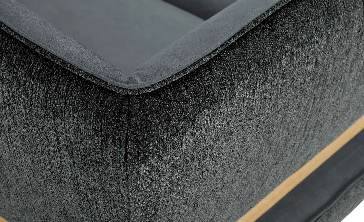 KOINOR Eckbank Dining System 2 | Blau-Grau / Dunkelgrau / Kontrastfaden Schwarz links 197|cm 7 KOINOR Eckbank Dining System 2 | Blau-Grau / Dunkelgrau / Kontrastfaden Schwarz links 197|cm – Bild 7