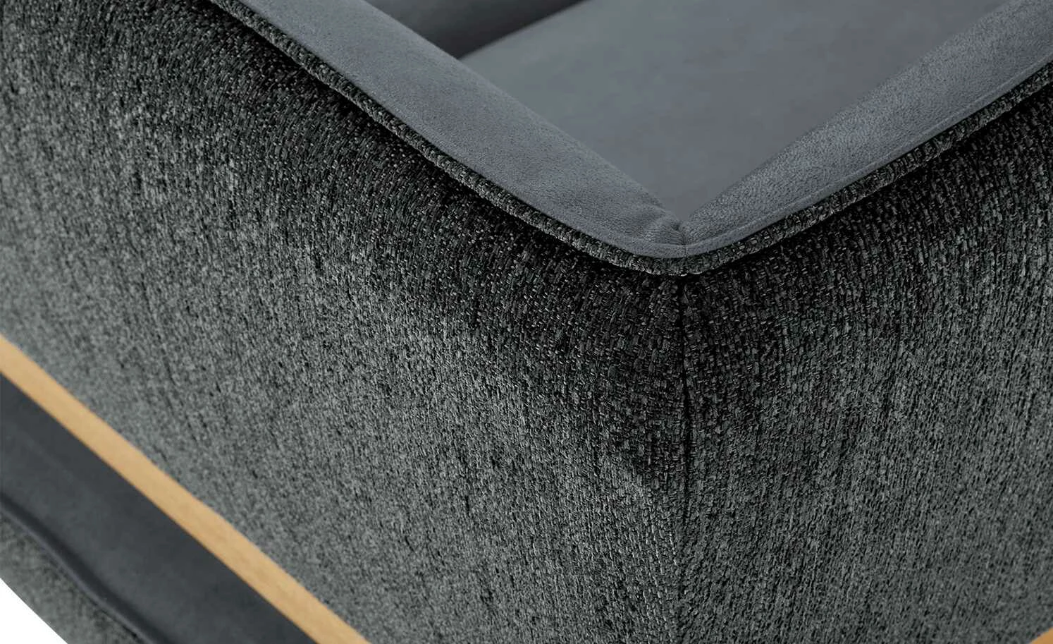 KOINOR Eckbank Dining System 2 | Blau-Grau / Dunkelgrau / Kontrastfaden Schwarz rechts 197|cm 8 KOINOR Eckbank Dining System 2 | Blau-Grau / Dunkelgrau / Kontrastfaden Schwarz rechts 197|cm – Bild 8