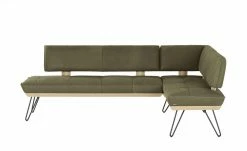 KOINOR Leder-Eckbank Dining System 4 | Verde (Dunkelgrün) / Kontrastnaht Beige links 217|cm -Bänke Verkaufsladen 15303168 6 202111251235