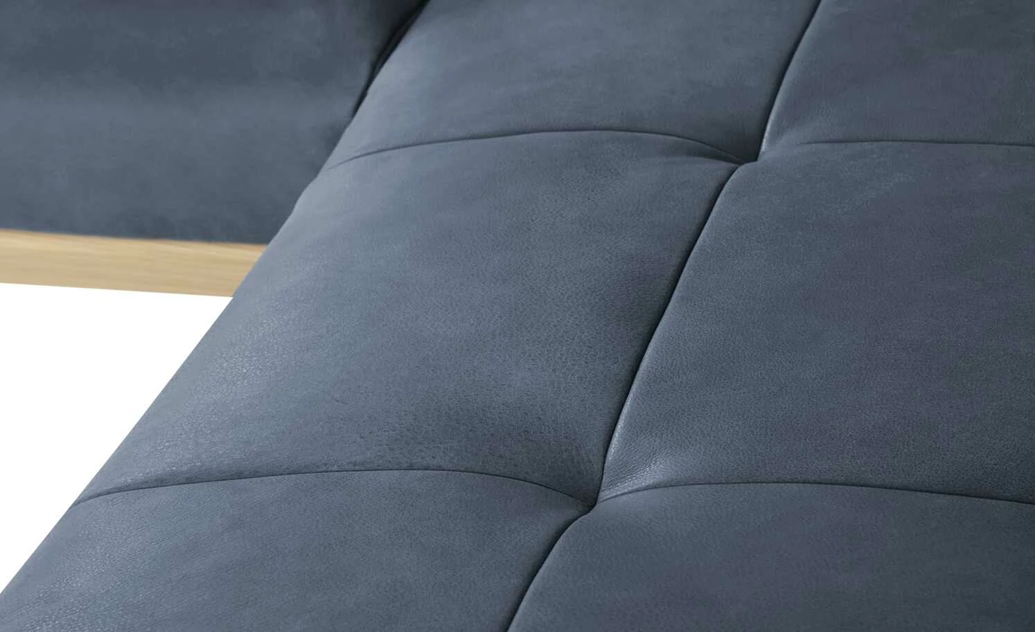 KOINOR Leder-Eckbank Dining System 4 | Night (Dunkelblau) / Kontrastnaht Grau links 217|cm 8 KOINOR Leder-Eckbank Dining System 4 | Night (Dunkelblau) / Kontrastnaht Grau links 217|cm – Bild 8