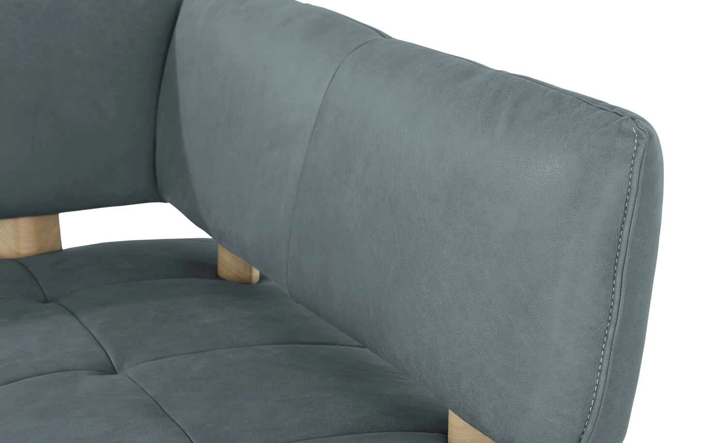 KOINOR Leder-Eckbank Dining System 4 | Mare (Blau) / Kontrastnaht Hellgrau links 217|cm 4 KOINOR Leder-Eckbank Dining System 4 | Mare (Blau) / Kontrastnaht Hellgrau links 217|cm – Bild 4