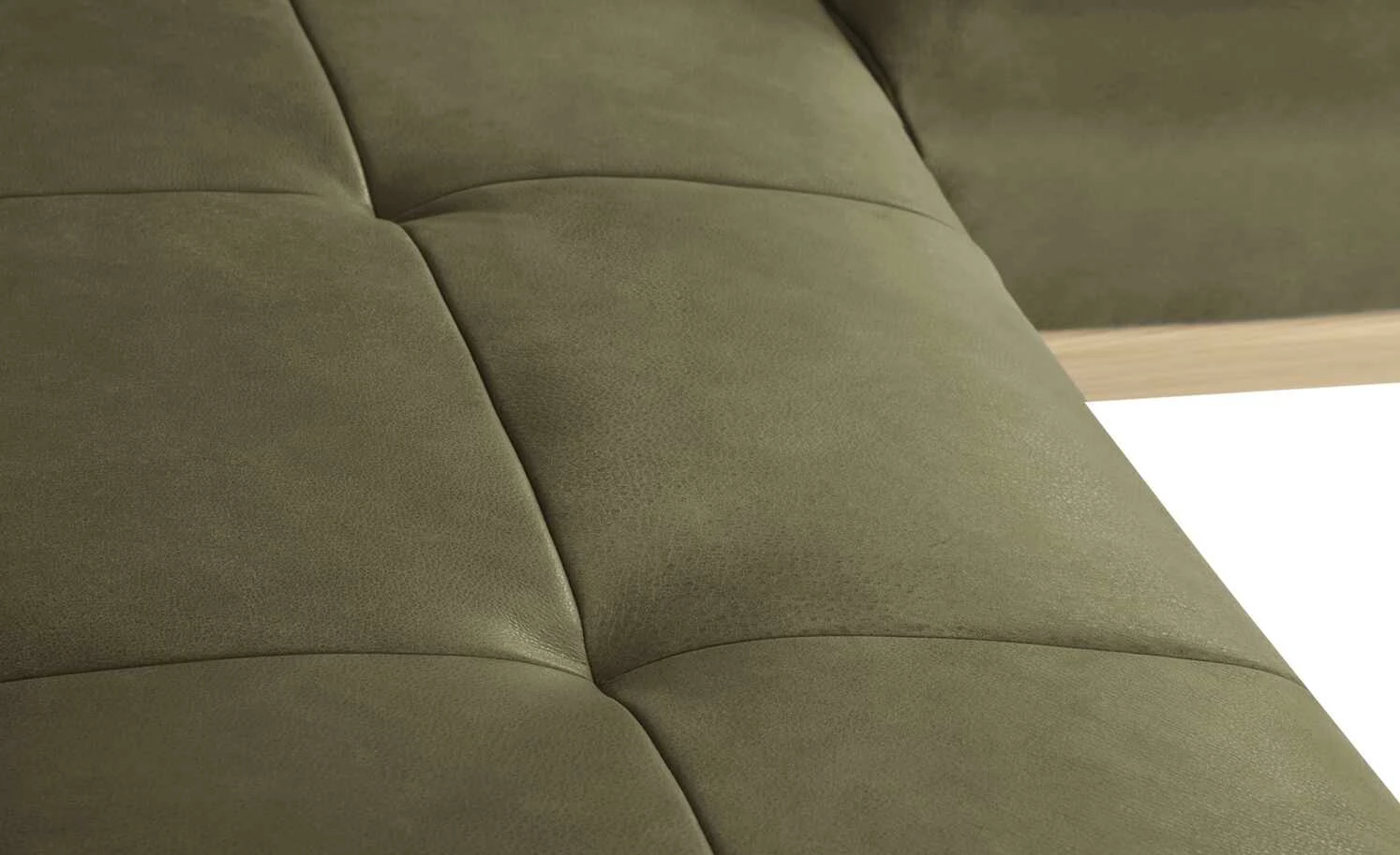 KOINOR Leder-Eckbank Dining System 4 | Verde (Dunkelgrün) / Kontrastnaht Beige rechts 217|cm 11 KOINOR Leder-Eckbank Dining System 4 | Verde (Dunkelgrün) / Kontrastnaht Beige rechts 217|cm – Bild 11