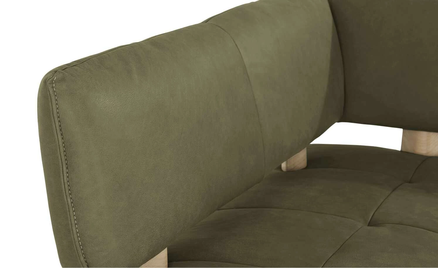 KOINOR Leder-Eckbank Dining System 4 | Verde (Dunkelgrün) / Kontrastnaht Beige rechts 217|cm 8 KOINOR Leder-Eckbank Dining System 4 | Verde (Dunkelgrün) / Kontrastnaht Beige rechts 217|cm – Bild 8