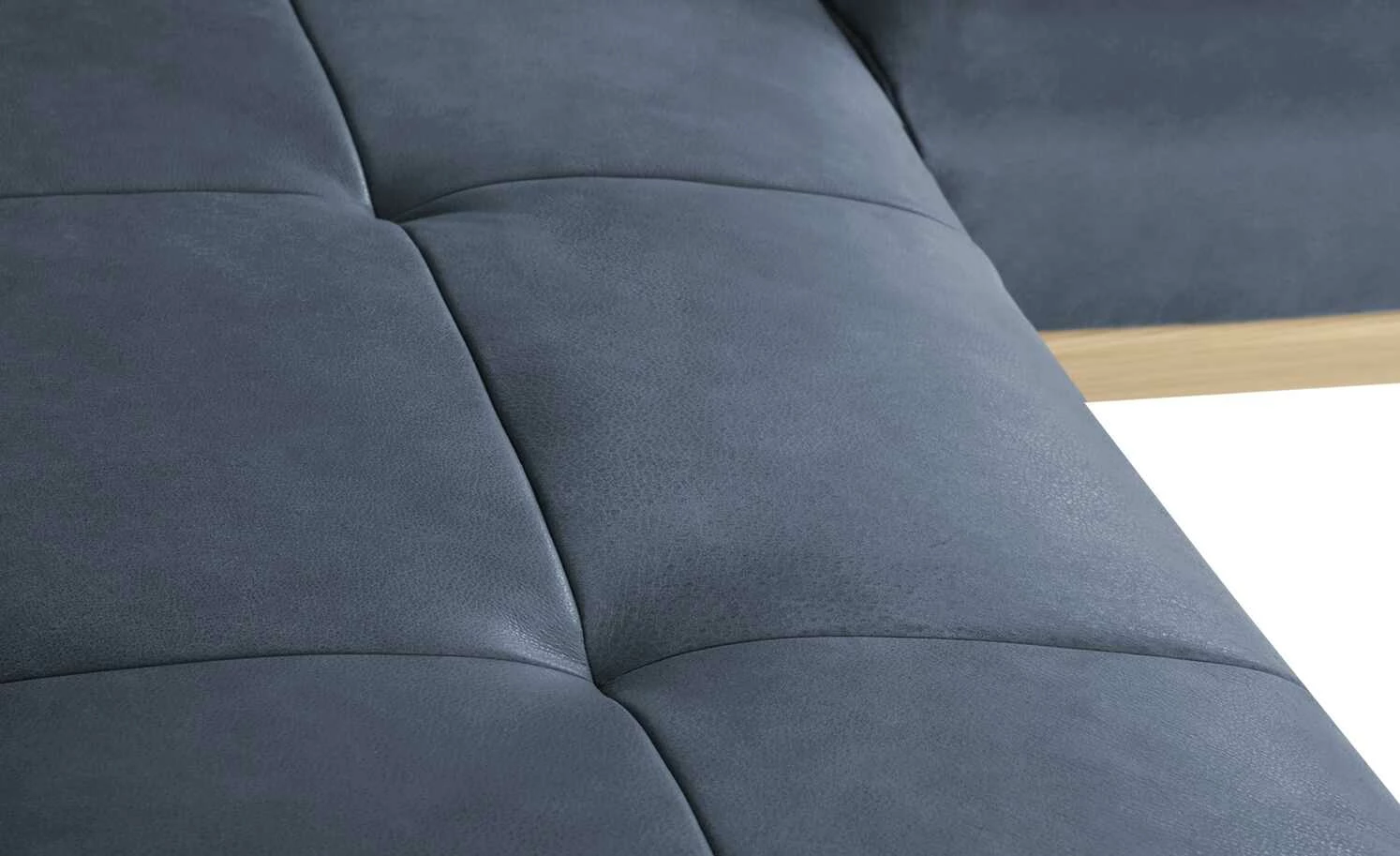 KOINOR Leder-Eckbank Dining System 4 | Night (Dunkelblau) / Kontrastnaht Grau rechts 217|cm 8 KOINOR Leder-Eckbank Dining System 4 | Night (Dunkelblau) / Kontrastnaht Grau rechts 217|cm – Bild 8