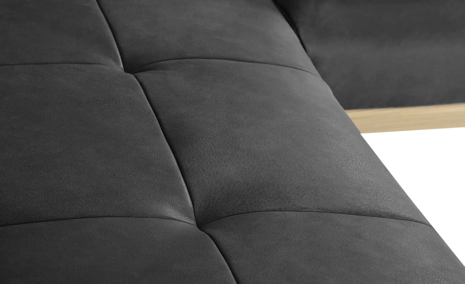 KOINOR Leder-Eckbank Dining System 4 | Omega (Dunkelgrau) / Kontrastnaht Hellgrau rechts 217|cm 8 KOINOR Leder-Eckbank Dining System 4 | Omega (Dunkelgrau) / Kontrastnaht Hellgrau rechts 217|cm – Bild 8