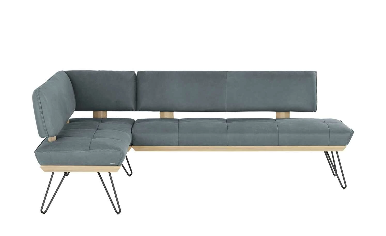 KOINOR Leder-Eckbank Dining System 4 | Mare (Blau) / Kontrastnaht Hellgrau rechts 217|cm 11 KOINOR Leder-Eckbank Dining System 4 | Mare (Blau) / Kontrastnaht Hellgrau rechts 217|cm – Bild 11