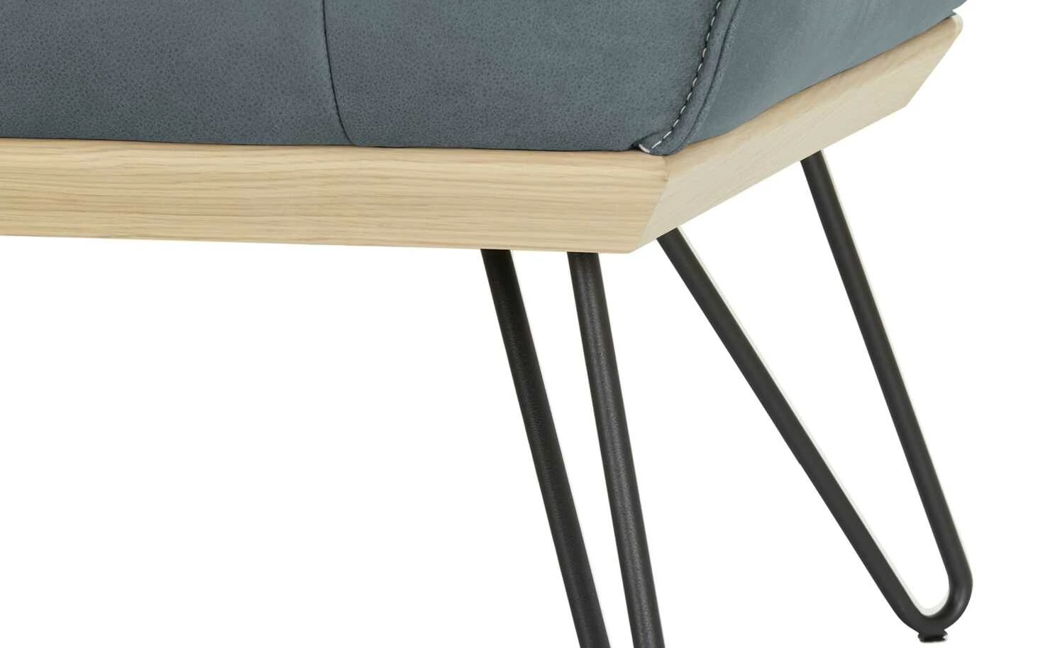 KOINOR Leder-Eckbank Dining System 4 | Mare (Blau) / Kontrastnaht Hellgrau rechts 217|cm 5 KOINOR Leder-Eckbank Dining System 4 | Mare (Blau) / Kontrastnaht Hellgrau rechts 217|cm – Bild 5