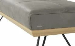 KOINOR Hockerbank Dining System 4 | Asphalt (Hellgrau) / Kontrastnaht Schwarz 130|cm -Bänke Verkaufsladen 15303208 5 202111251235