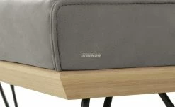 KOINOR Hockerbank Dining System 4 | Asphalt (Hellgrau) / Kontrastnaht Schwarz 130|cm -Bänke Verkaufsladen 15303208 7 202111251235