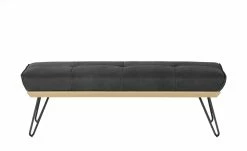 KOINOR Hockerbank Dining System 4 | Omega (Dunkelgrau) / Kontrastnaht Hellgrau 130|cm -Bänke Verkaufsladen 15303209 2 202111251235