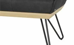 KOINOR Hockerbank Dining System 4 | Omega (Dunkelgrau) / Kontrastnaht Hellgrau 130|cm -Bänke Verkaufsladen 15303209 7 202111251235