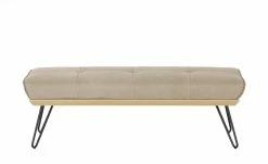 KOINOR Hockerbank Dining System 4 | Jade (Beige) / Kontrastnaht Dunkelbraun 130|cm -Bänke Verkaufsladen 15303213 6 202111251235