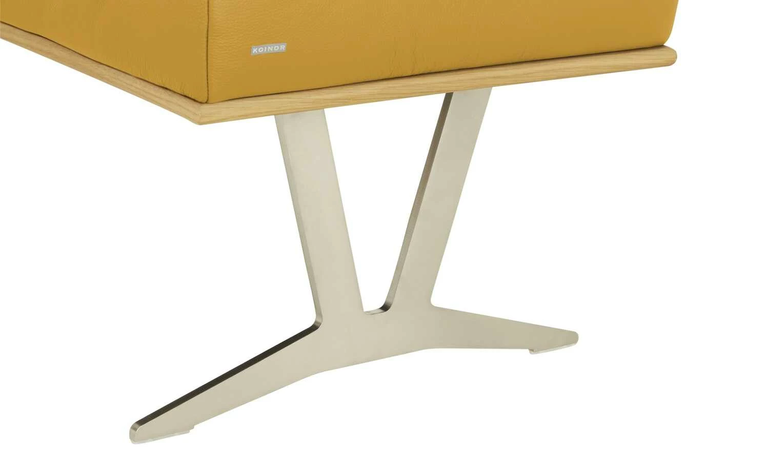 KOINOR Leder-Eckbank Square | Giallo (Gelb) links 192|cm 3 KOINOR Leder-Eckbank Square | Giallo (Gelb) links 192|cm – Bild 3