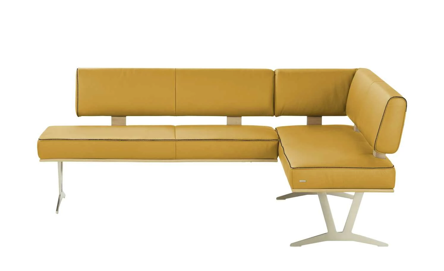 KOINOR Leder-Eckbank Square | Giallo (Gelb) links 192|cm 5 KOINOR Leder-Eckbank Square | Giallo (Gelb) links 192|cm – Bild 5