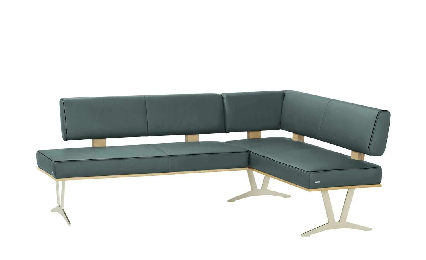 KOINOR Leder-Eckbank Square | Lago (Blau) links 192|cm 1 KOINOR Leder-Eckbank Square | Lago (Blau) links 192|cm