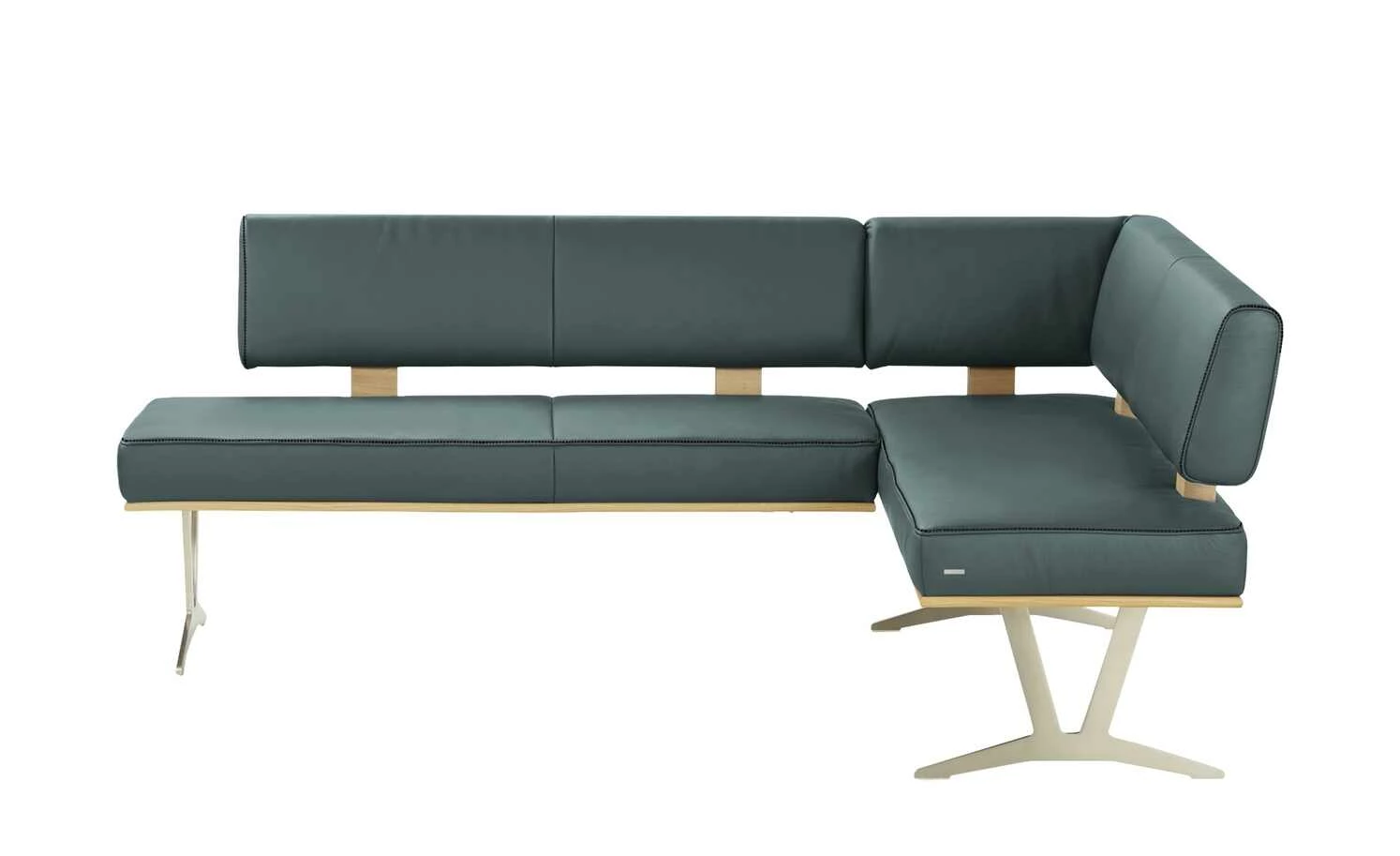 KOINOR Leder-Eckbank Square | Lago (Blau) links 192|cm 4 KOINOR Leder-Eckbank Square | Lago (Blau) links 192|cm – Bild 4