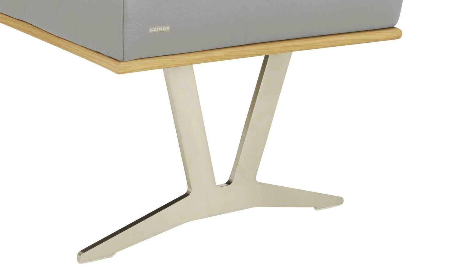KOINOR Leder-Eckbank Square | Silver (Hellgrau) links 192|cm 7 KOINOR Leder-Eckbank Square | Silver (Hellgrau) links 192|cm – Bild 7