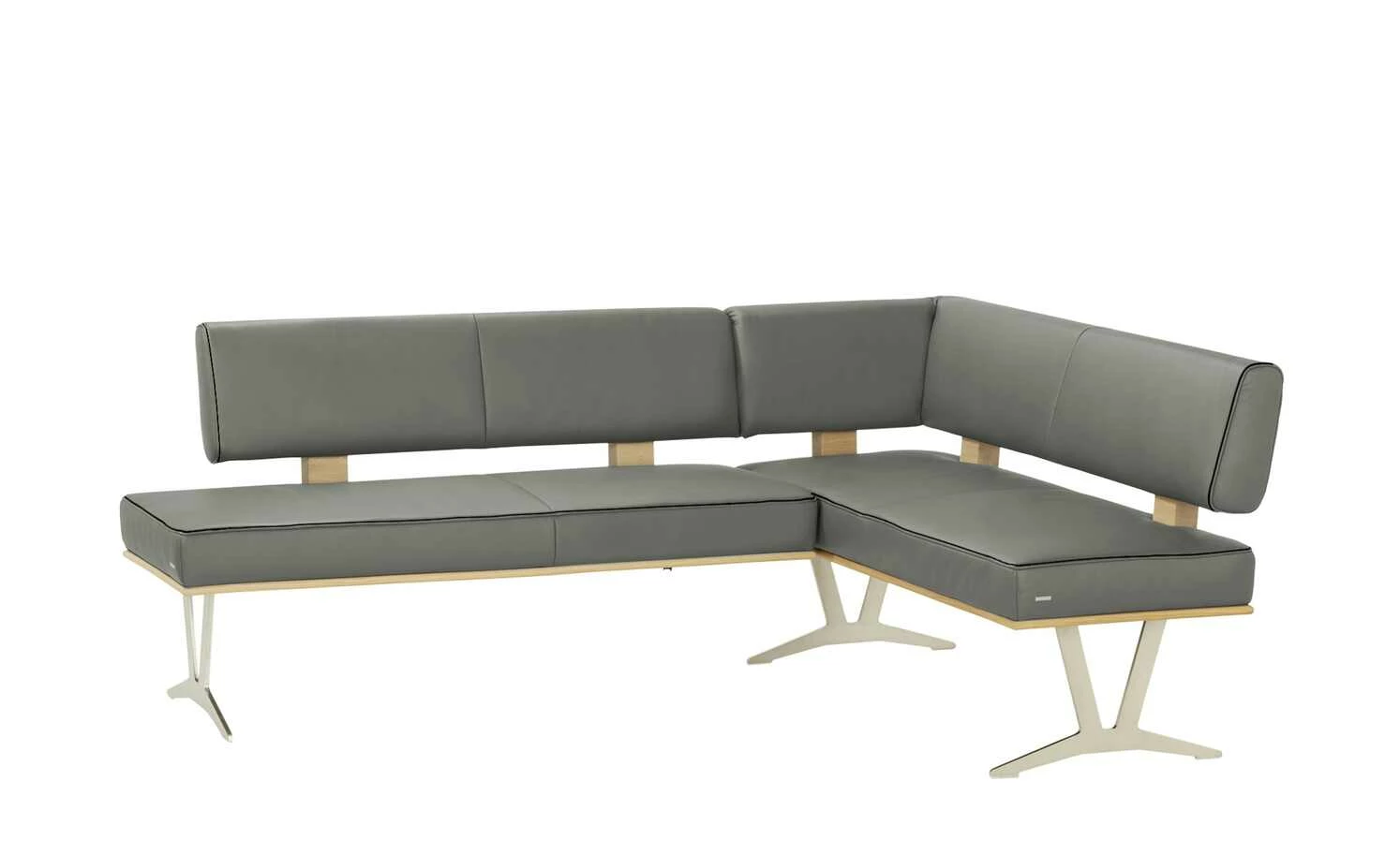 KOINOR Leder-Eckbank Square | Achat (Grau) links 192|cm 1 KOINOR Leder-Eckbank Square | Achat (Grau) links 192|cm