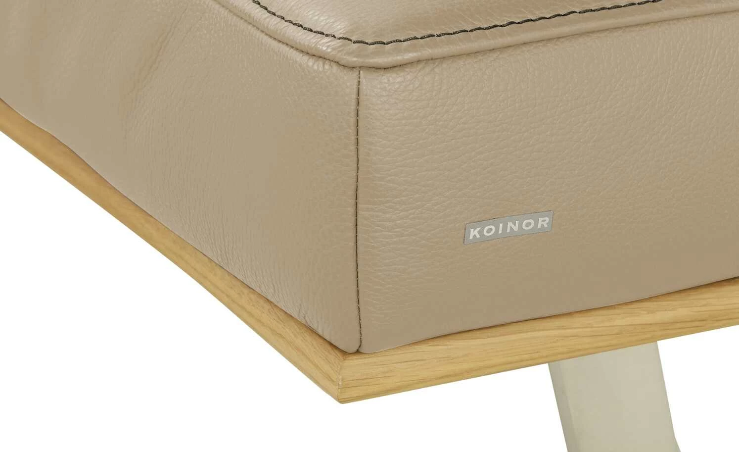 KOINOR Leder-Eckbank Square | Sabbia (Beige) links 192|cm 3 KOINOR Leder-Eckbank Square | Sabbia (Beige) links 192|cm – Bild 3