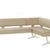 KOINOR Leder-Eckbank Square | Sabbia (Beige) links 192|cm
