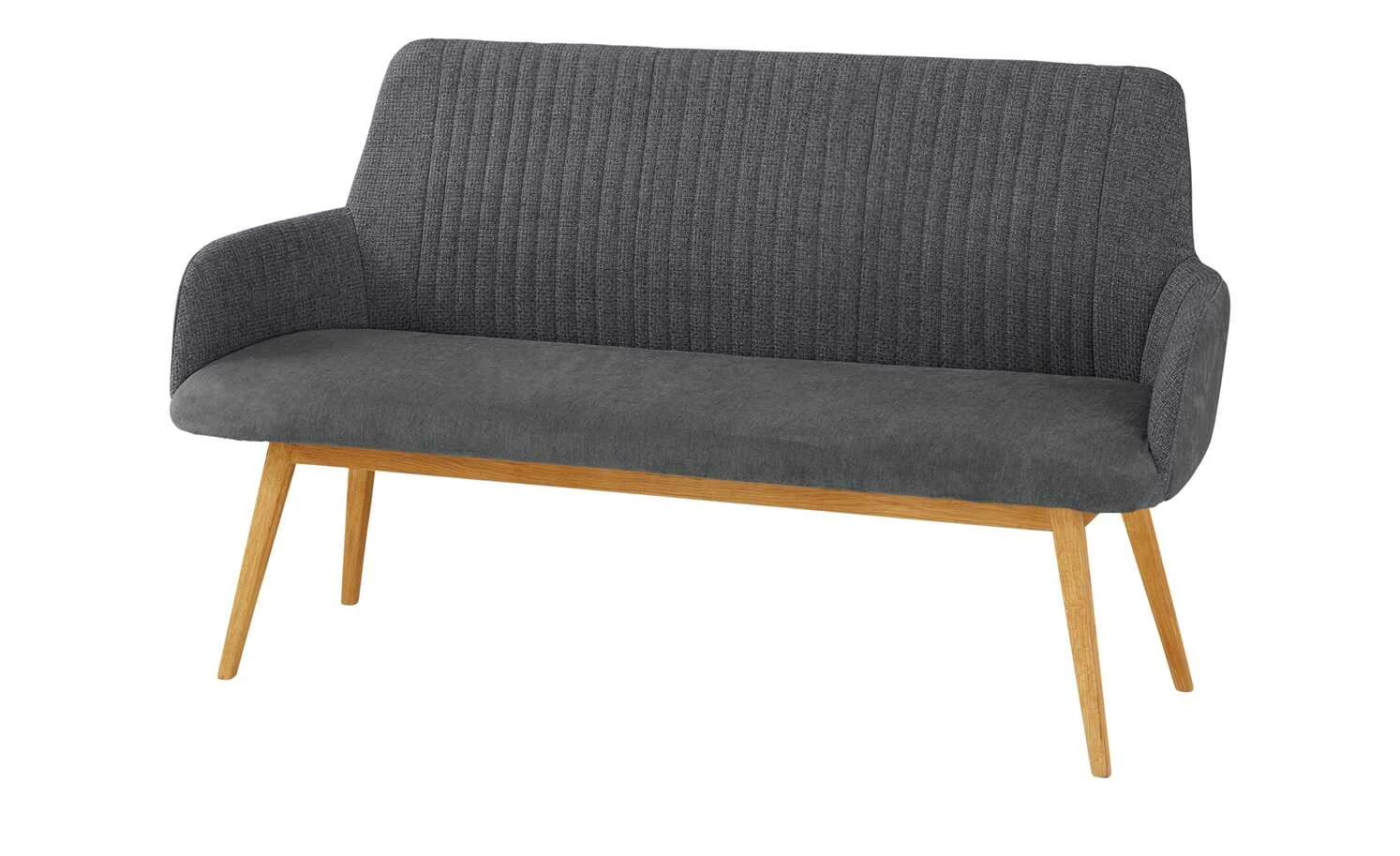 Woodford Polsterbank Menda | Wildeiche Anthrazit 1 Woodford Polsterbank Menda | Wildeiche Anthrazit